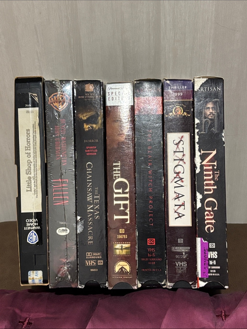 Vintage Horror & Thriller VHS Lot